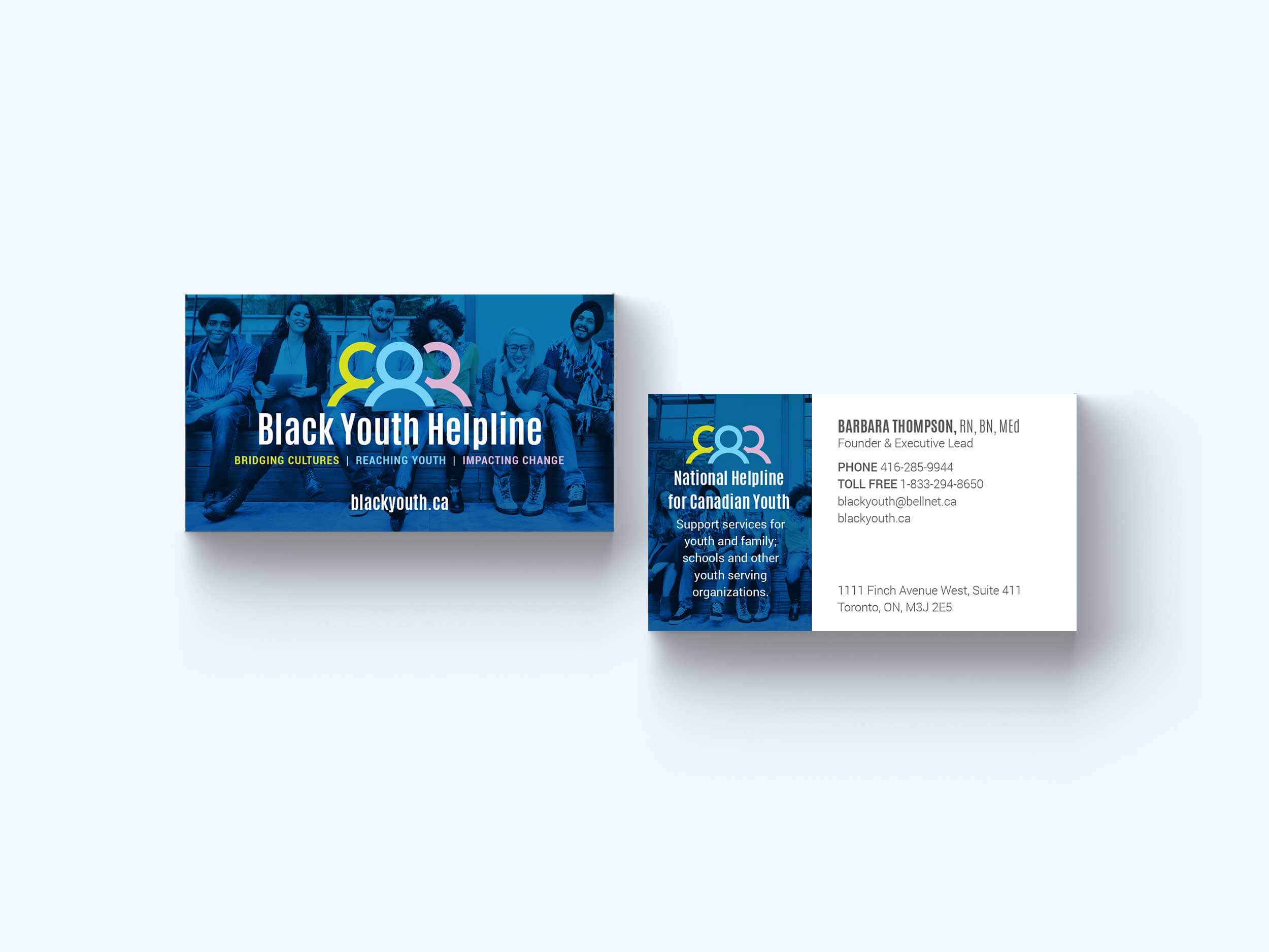 Black Youth Helpline - Business Card