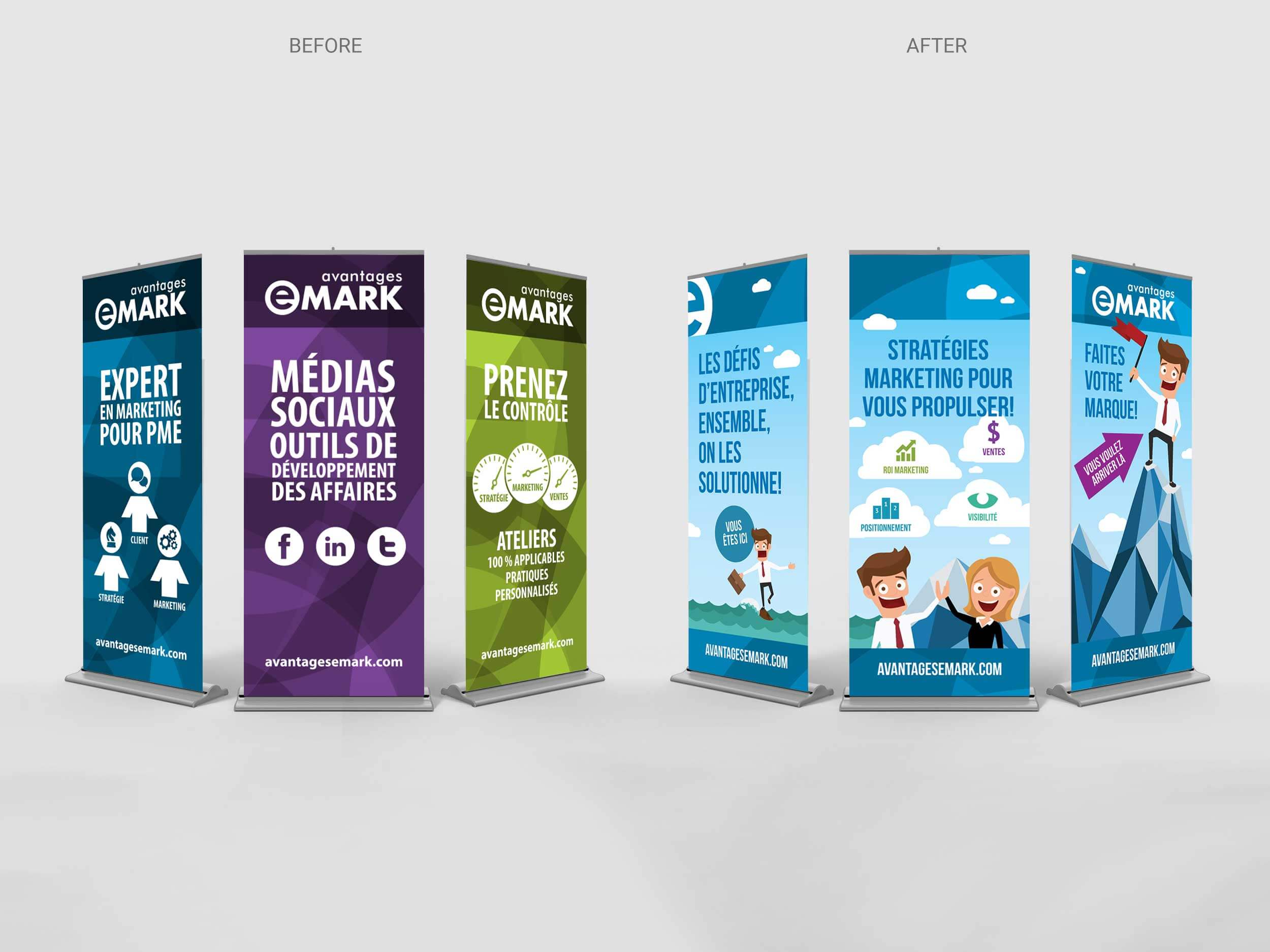 eMARK - Banners - Before & After