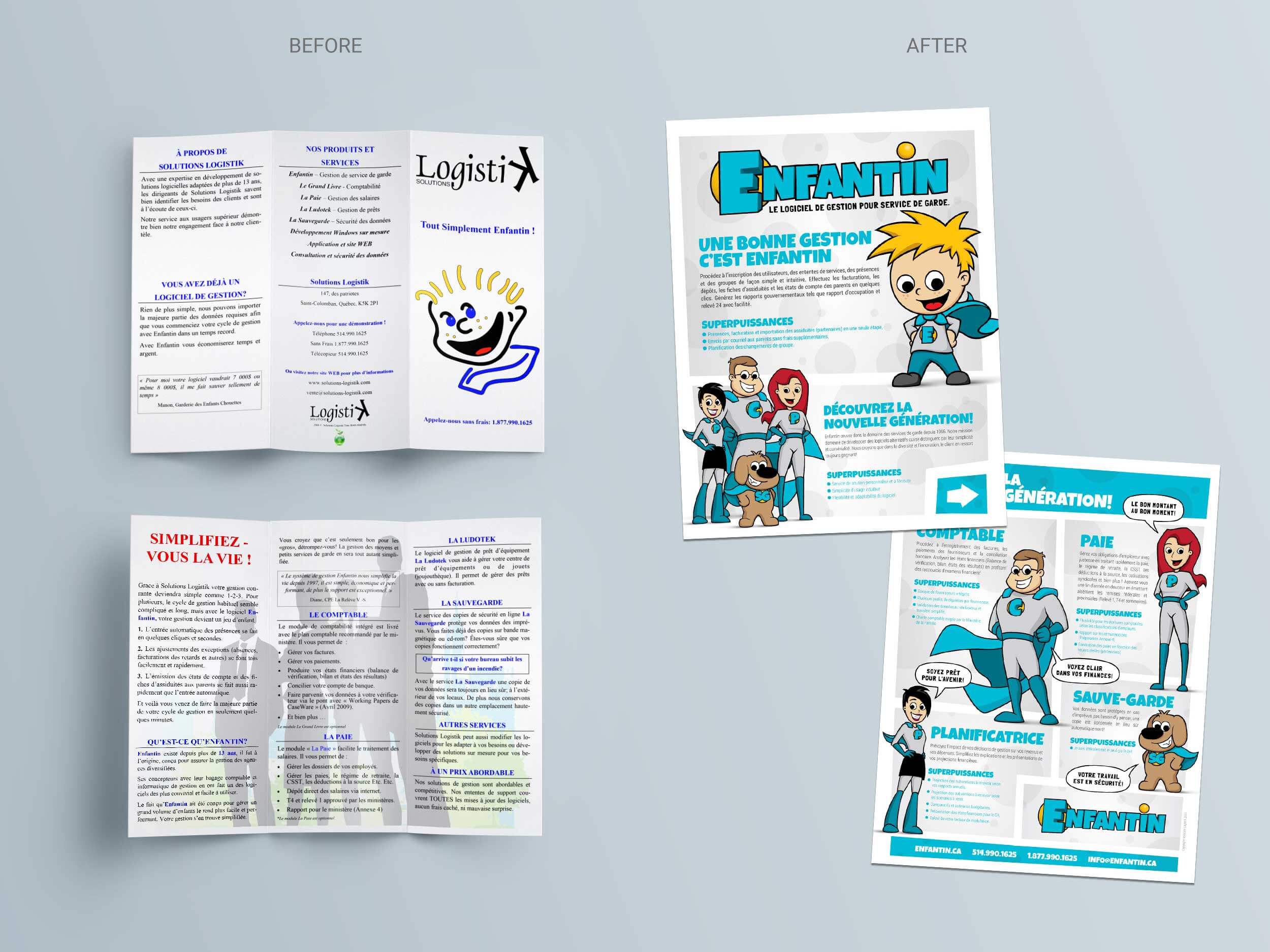 Enfantin - Flyer - Before & After