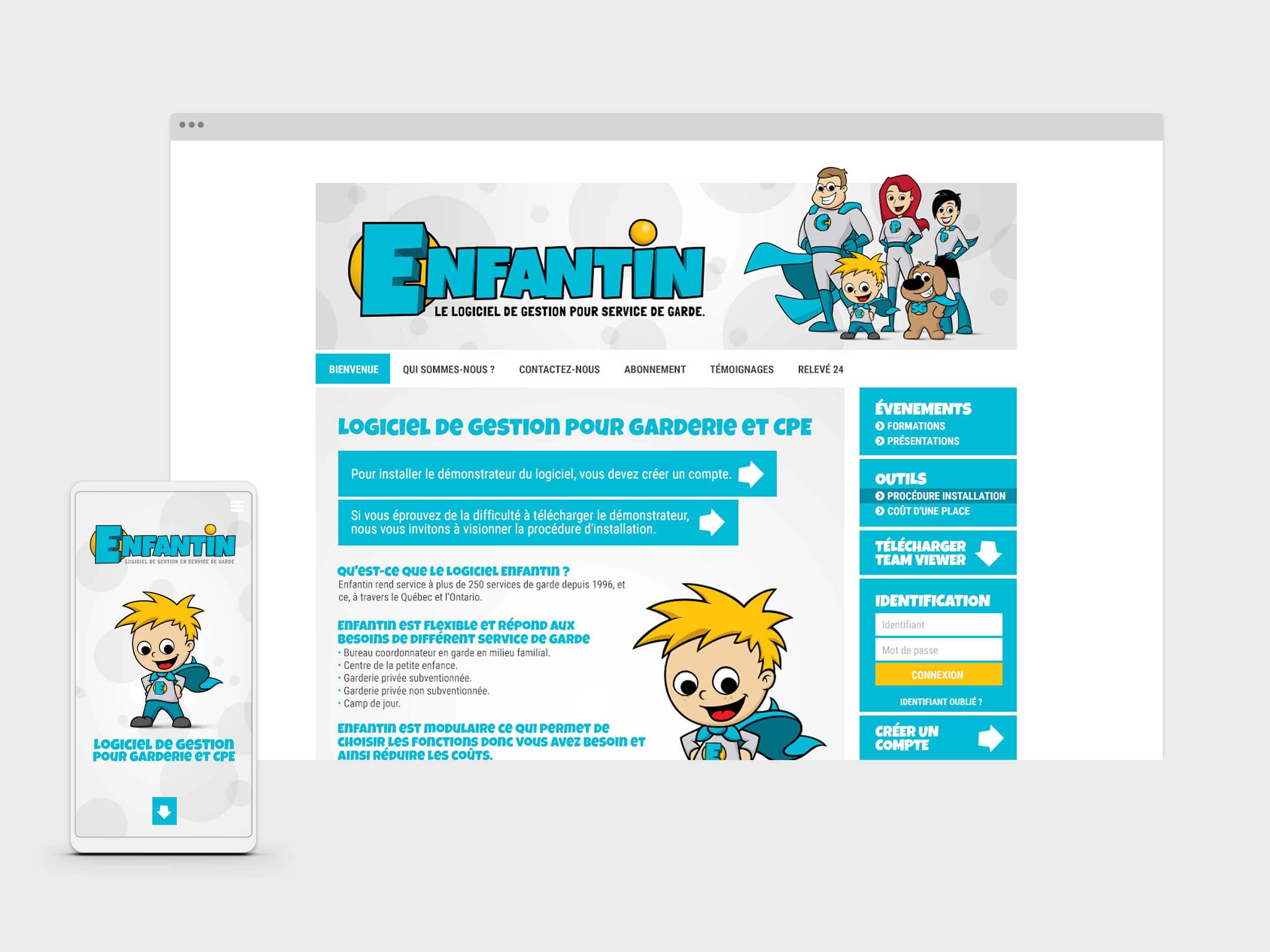 Enfantin - Website