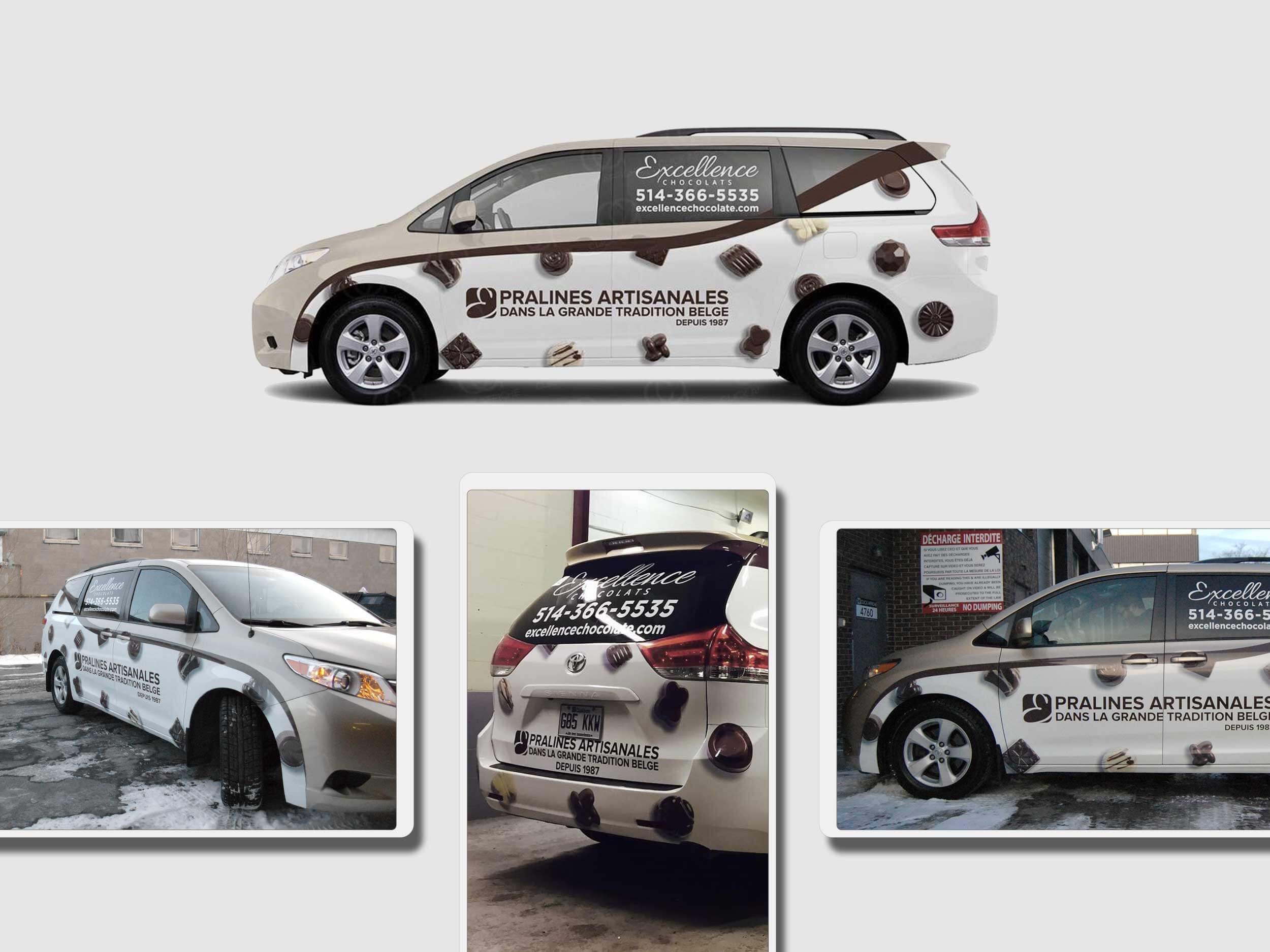 Excellence Chocolate - Car Wrap