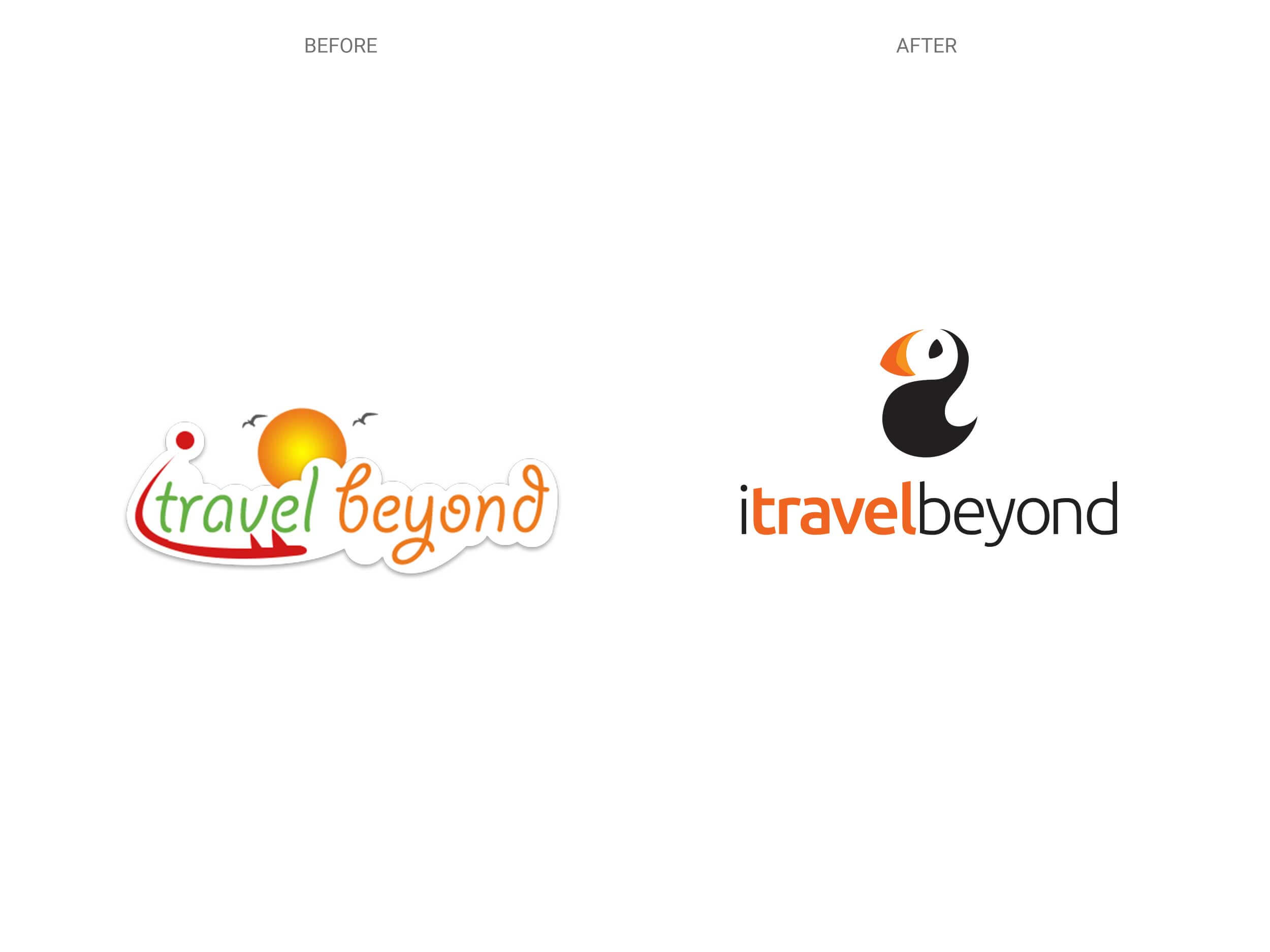 iTravelBeyond - Logo - Before & After