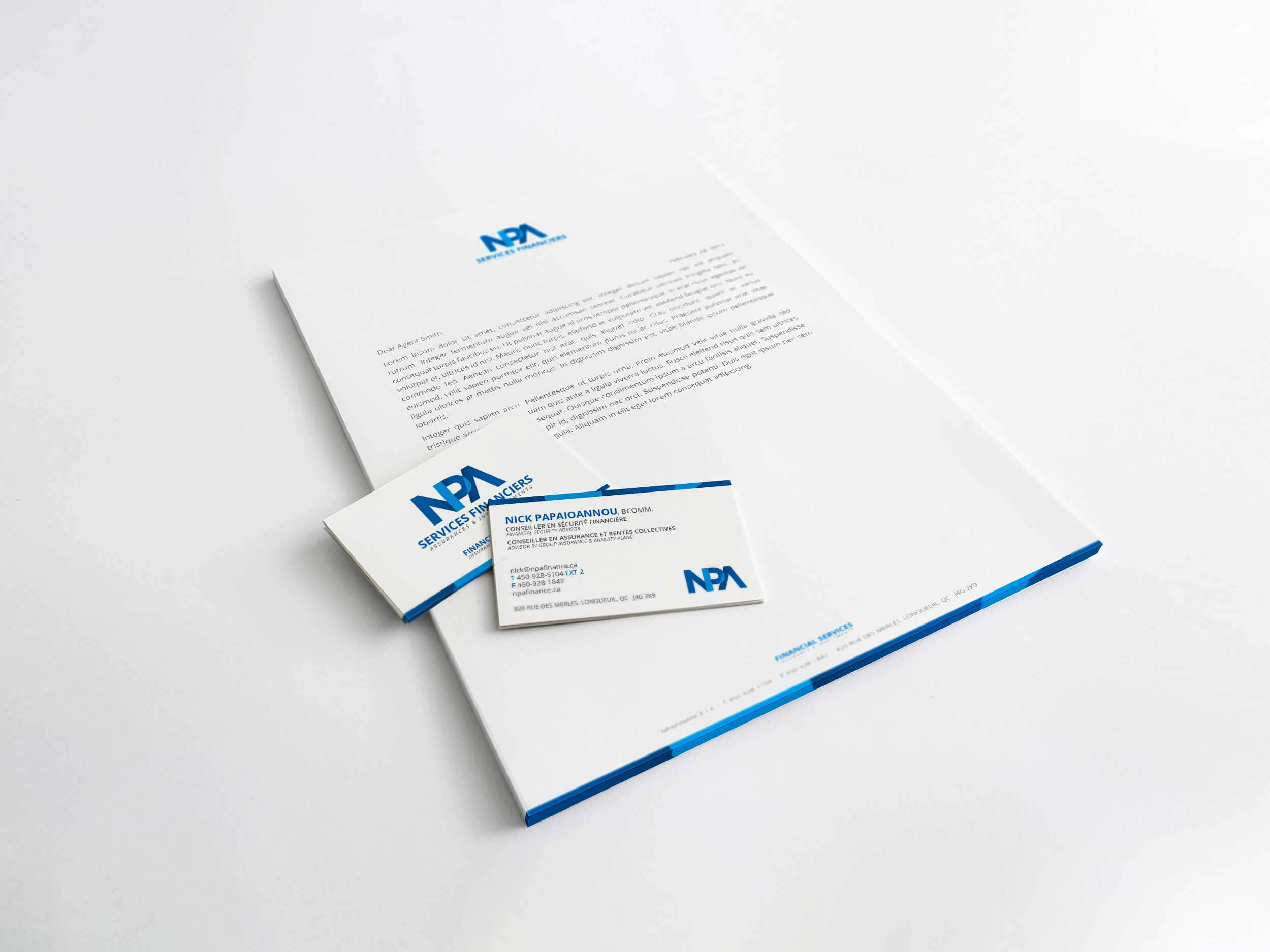 NPA - Letterhead - Business Card